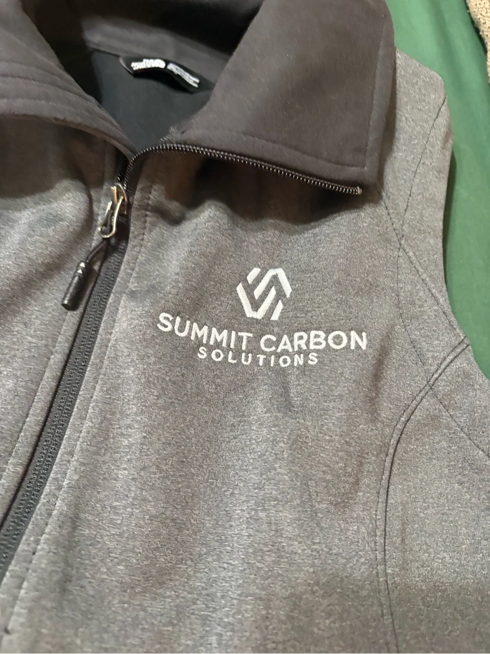 The North Face Dark Gray Summit Carbon Solutions Fleece Vest
